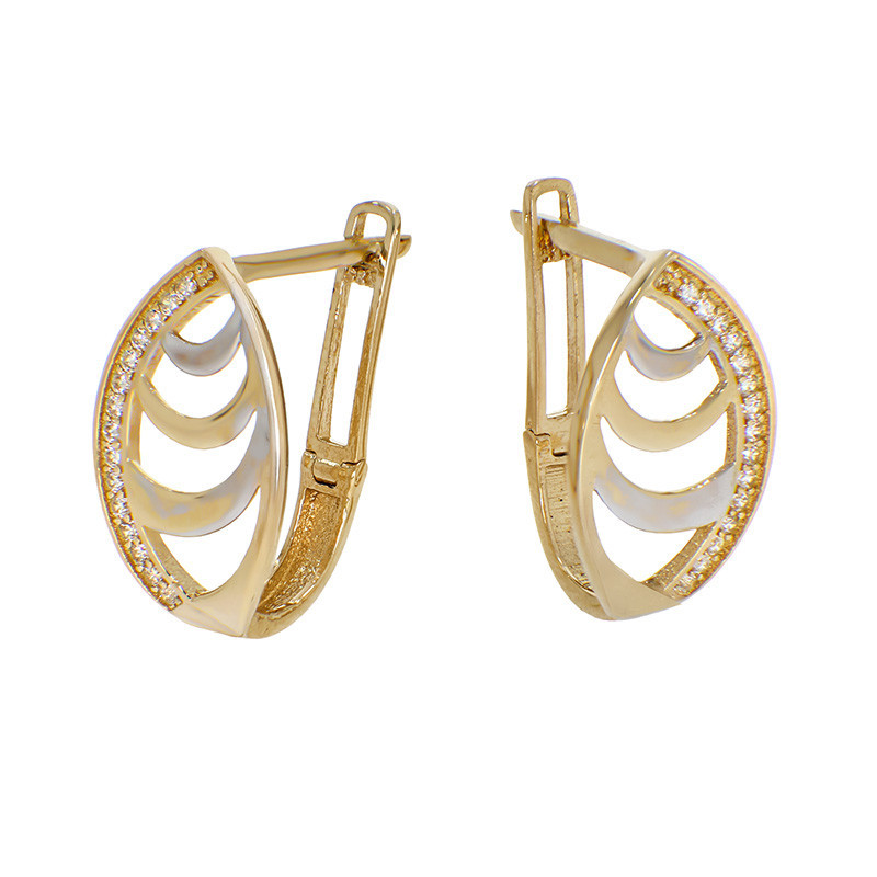 Cercei, Aur Mixt, 14 k, 3.71 gr, Cod Produs: 853952 - Tezaurshop.ro