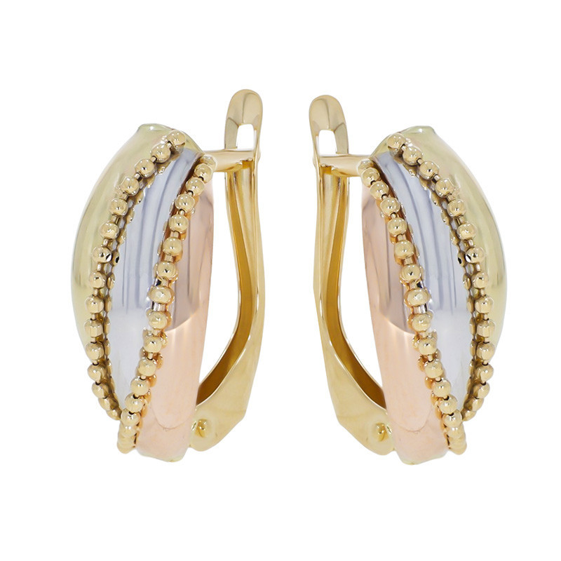 Cercei, Aur Mixt, 14 k, 2.87 gr, Cod Produs: 854361 - Tezaurshop.ro