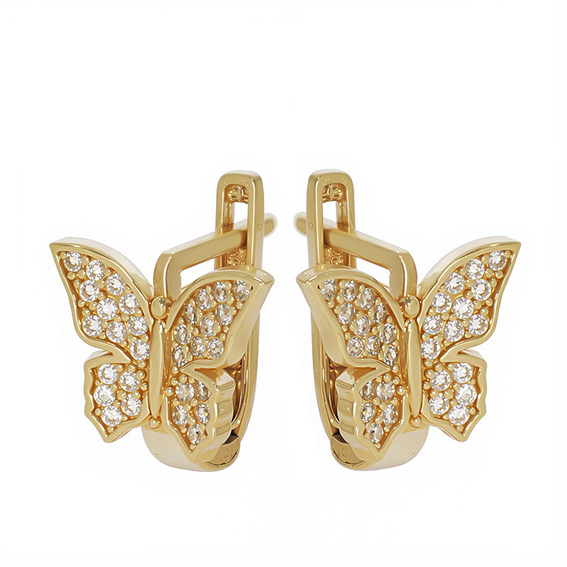 Cercei, Aur Galben, 14 k, 3.93 gr, Cod Produs: 855395 - Tezaurshop.ro