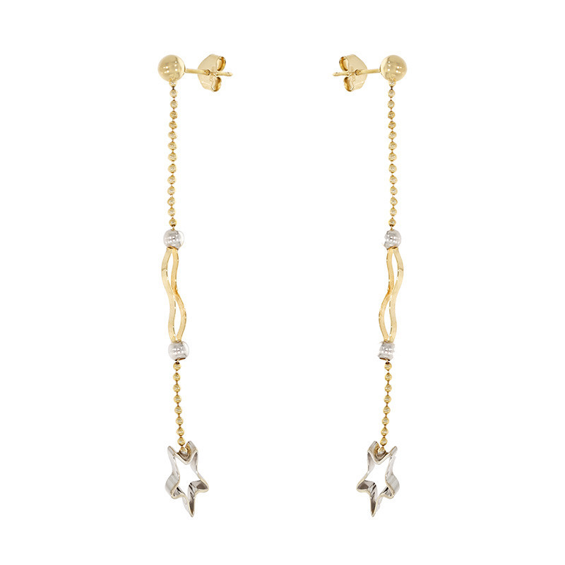 Cercei, Aur Mixt, 14 k, 1.96 gr, Cod Produs: 855517 - Tezaurshop.ro
