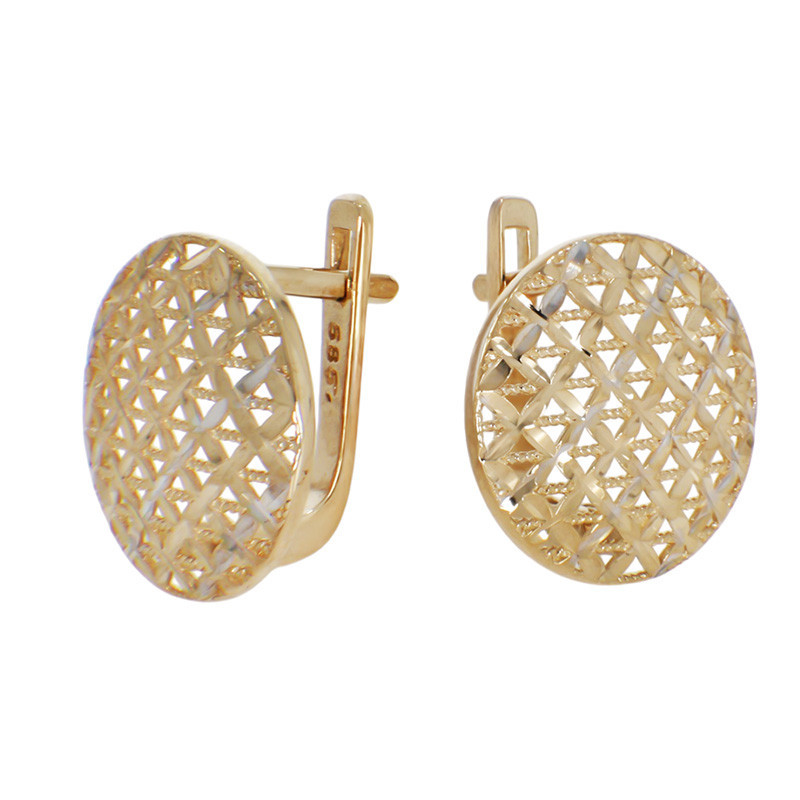 Cercei, Aur Galben, 14 k, 3.15 gr, Cod Produs: 855570 - Tezaurshop.ro
