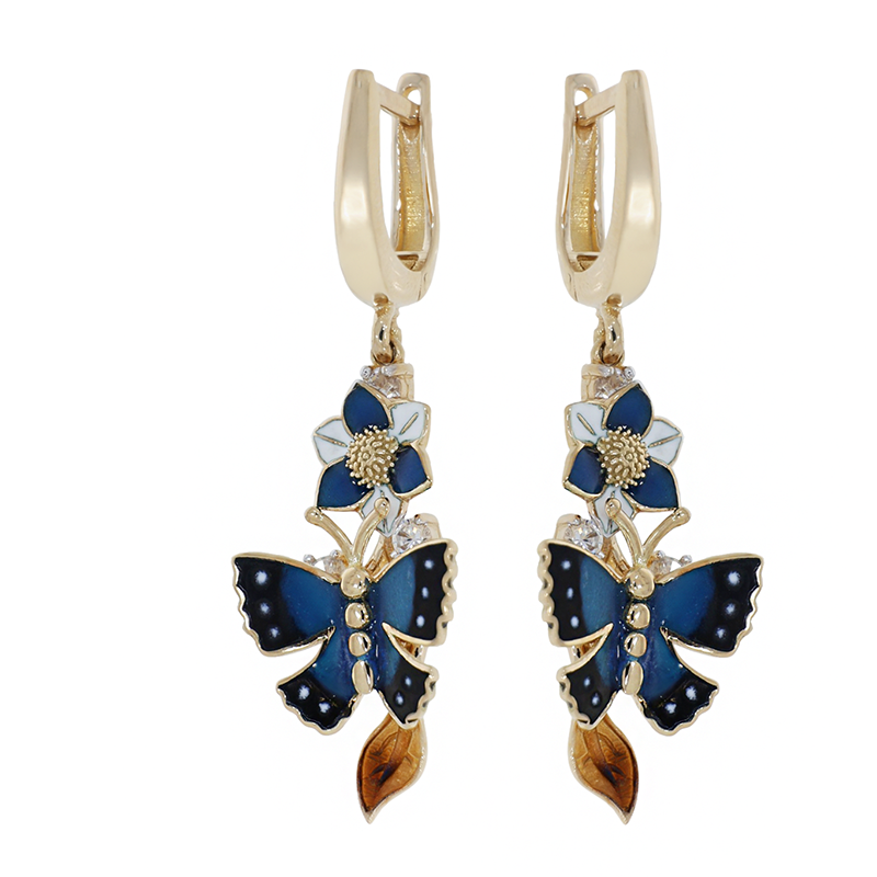 Cercei, Aur Galben, 14 k, 6.72 gr, Cod Produs: 855858 - Tezaurshop.ro