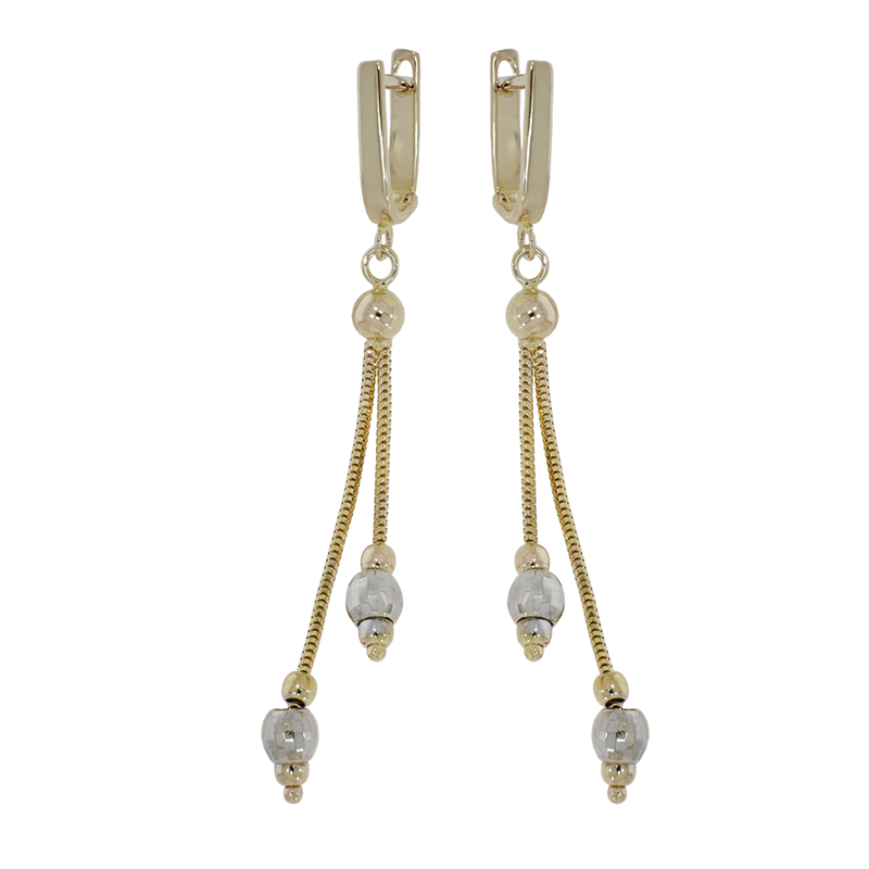 Cercei, Aur Mixt, 14 k, 3.08 gr, Cod Produs: 856730 - Tezaurshop.ro