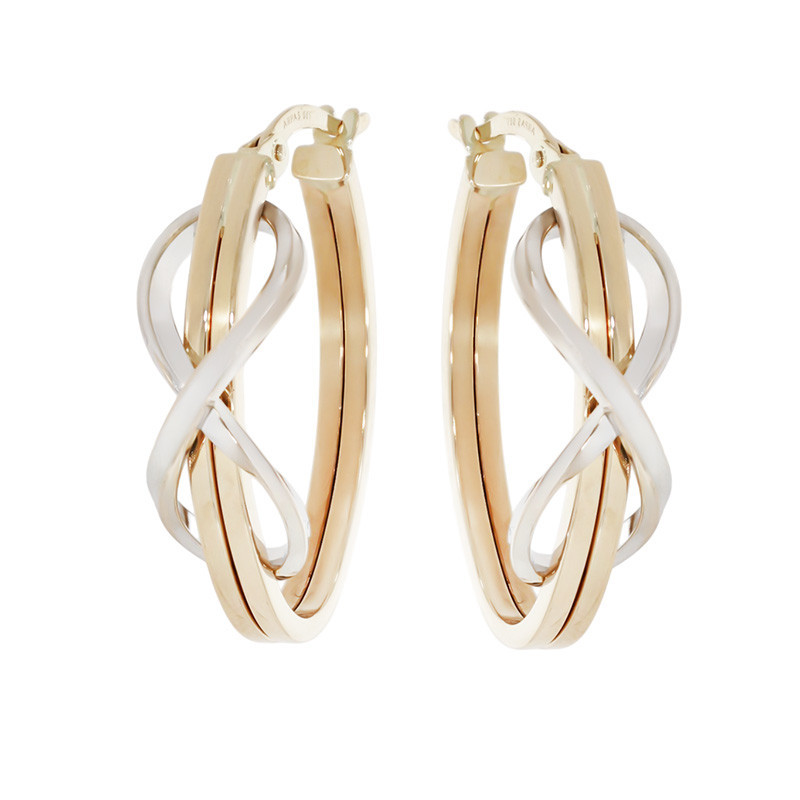 Cercei, Aur Mixt, 14 k, 3.09 gr, Cod Produs: 857118 - Tezaurshop.ro