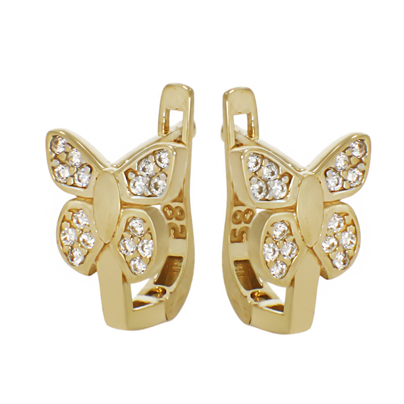 Cercei, Aur Galben, 14 k, 2.29 gr, Cod Produs: 857139 - Tezaurshop.ro