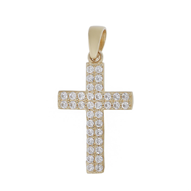 Pandantiv Cruce, Aur Galben, 14 k, 1.78 gr, Cod Produs: 857198 - Tezaurshop.ro