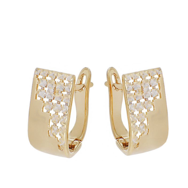 Cercei, Aur Mixt, 14 k, 3.34 gr, Cod Produs: 857712 - Tezaurshop.ro