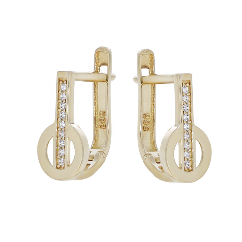 Cercei, Aur Galben, 14 k, 2.47 gr, Cod Produs: 858494 - Tezaurshop.ro