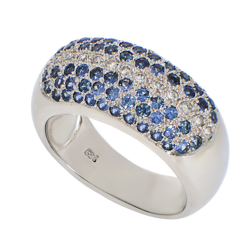 Inel, Aur Alb, 14 k, 7.73 gr, cu Diamante, Cod Produs: 858574 - Tezaurshop.ro