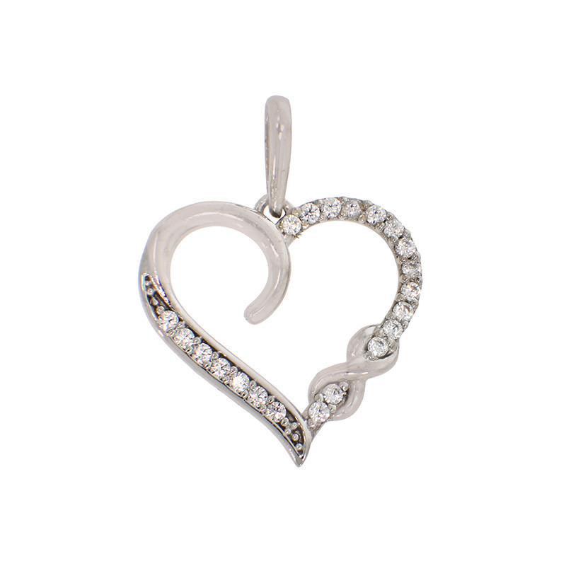 Pandantiv, Aur Alb, 14 k, 0.69 gr, Cod Produs: 858658 - Tezaurshop.ro