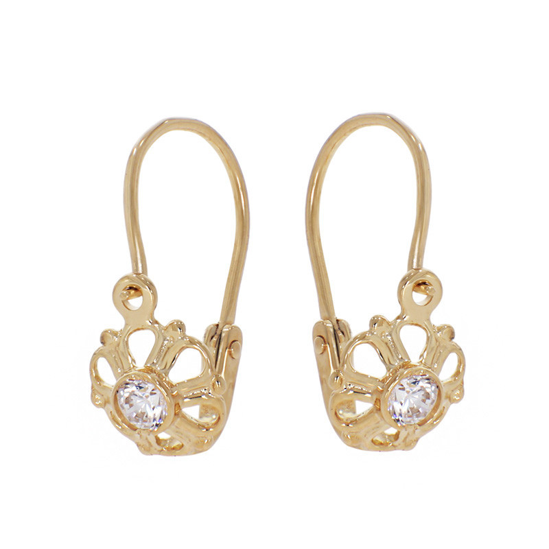 Cercei, Aur Galben, 14 k, 1.33 gr, Cod Produs: 859494 - Tezaurshop.ro