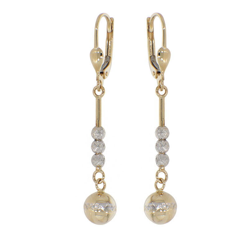Cercei, Aur Mixt, 14 k, 2.54 gr, Cod Produs: 859639 - Tezaurshop.ro