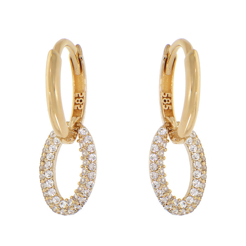 Cercei, Aur Galben, 14 k, 2.73 gr, Cod Produs: 859879 - Tezaurshop.ro