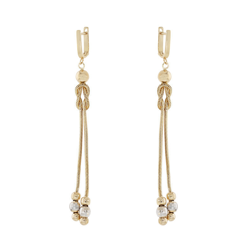Cercei, Aur Mixt, 14 k, 5.89 gr, Cod Produs: 860027 - Tezaurshop.ro