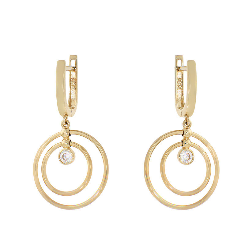 Cercei, Aur Galben, 14 k, 2.93 gr, Cod Produs: 860047 - Tezaurshop.ro