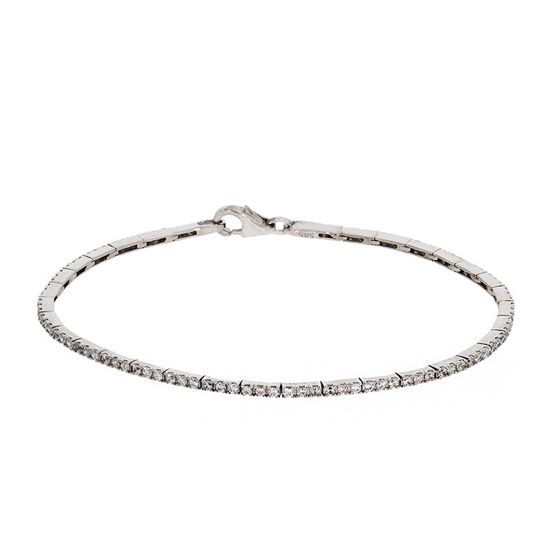 Bratara, Aur Alb, 14 k, 4.13 gr, Cod Produs: 860193 - Tezaurshop.ro