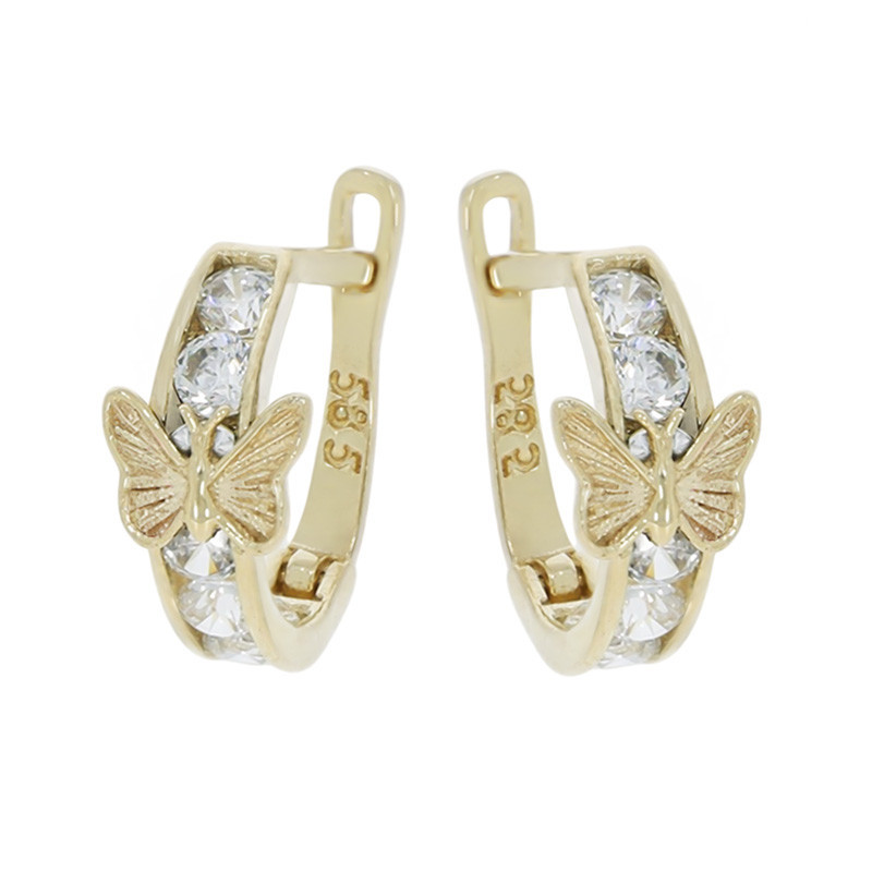 Cercei, Aur Galben, 14 k, 1.56 gr, Cod Produs: 860375 - Tezaurshop.ro