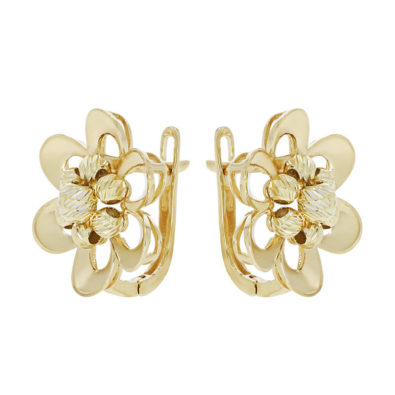 Cercei, Aur Galben, 14 k, 4.77 gr, Cod Produs: 860576 - Tezaurshop.ro