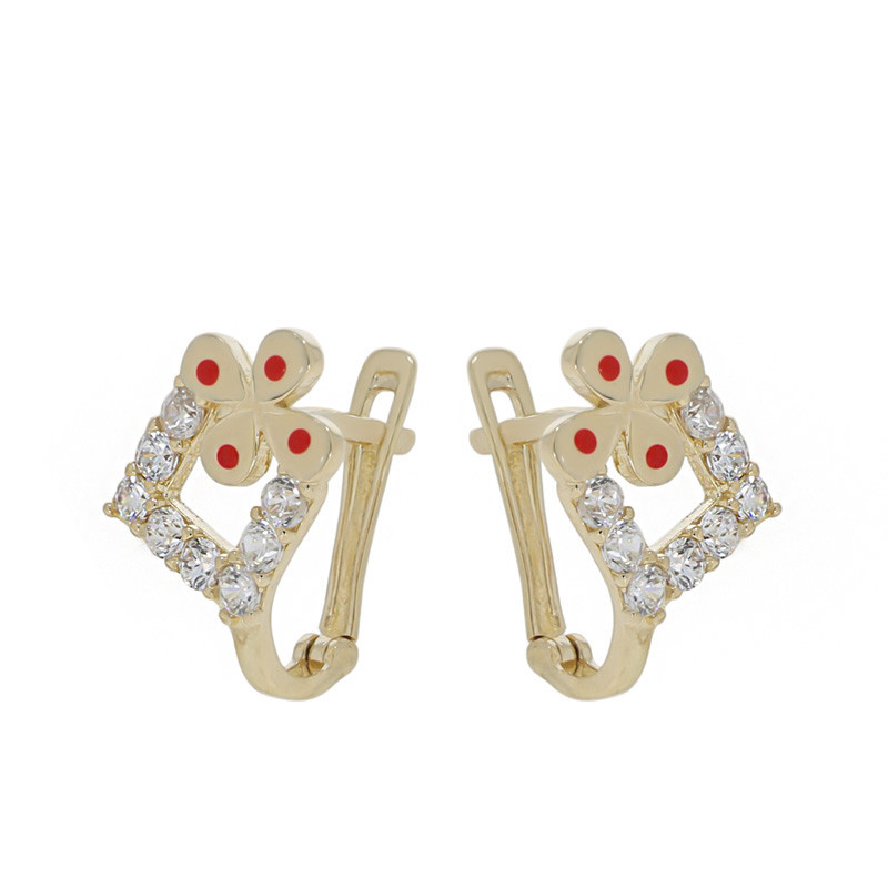Cercei, Aur Galben, 14 k, 1.38 gr, Cod Produs: 860728 - Tezaurshop.ro