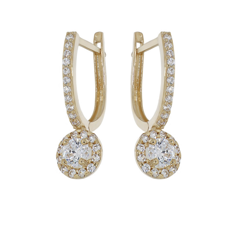 Cercei, Aur Galben, 14 k, 1.4 gr, Cod Produs: 861004 - Tezaurshop.ro
