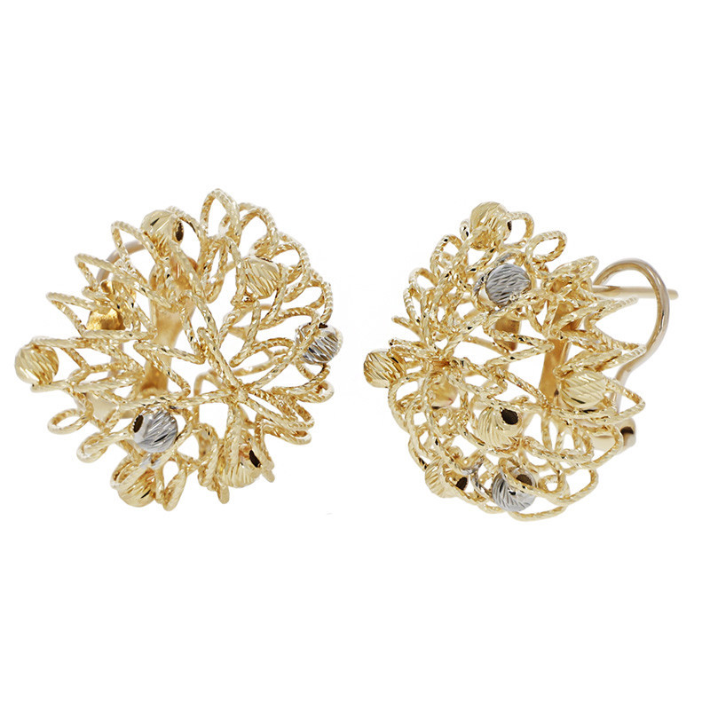 Cercei, Aur Mixt, 14 k, 7.59 gr, Cod Produs: 861015 - Tezaurshop.ro