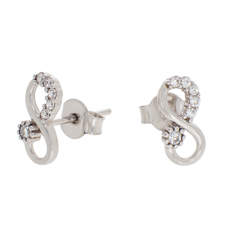 Cercei, Aur Alb, 14 k, 1.2 gr, Cod Produs: 861647 - Tezaurshop.ro