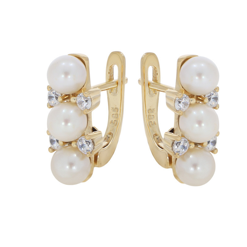 Cercei, Aur Galben, 14 k, 4.83 gr, Cod Produs: 861758 - Tezaurshop.ro