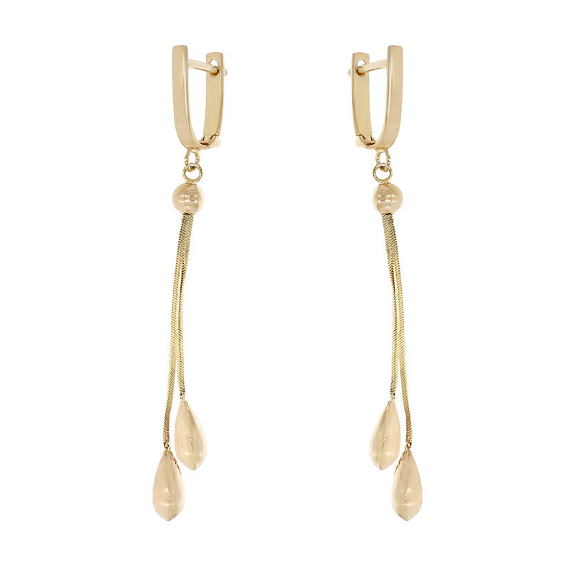 Cercei, Aur Galben, 14 k, 2.76 gr, Cod Produs: 861776 - Tezaurshop.ro