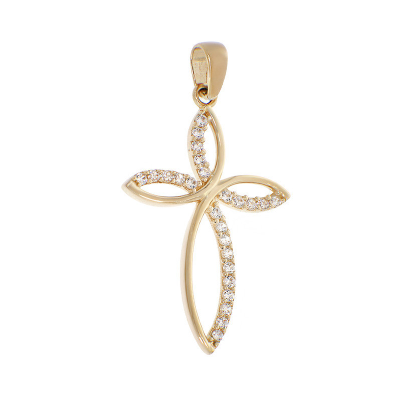 Pandantiv Cruce, Aur Galben, 14 k, 1.25 gr, Cod Produs: 862220 - Tezaurshop.ro