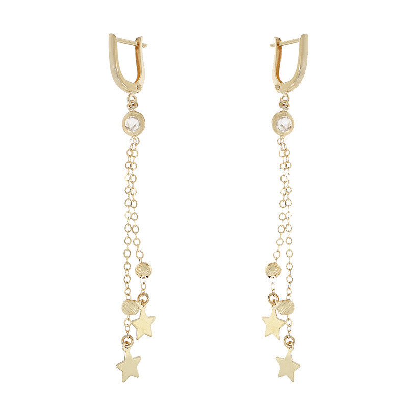 Cercei, Aur Galben, 14 k, 3.51 gr, Cod Produs: 862500 - Tezaurshop.ro