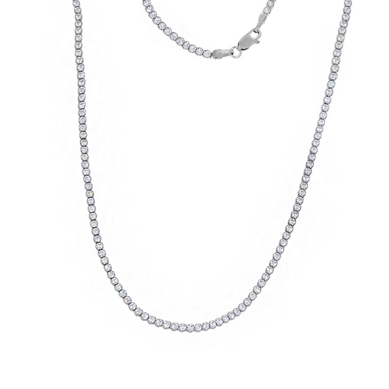 Colier, Aur Alb, 14 k, 7.33 gr, Cod Produs: 862555 - Tezaurshop.ro