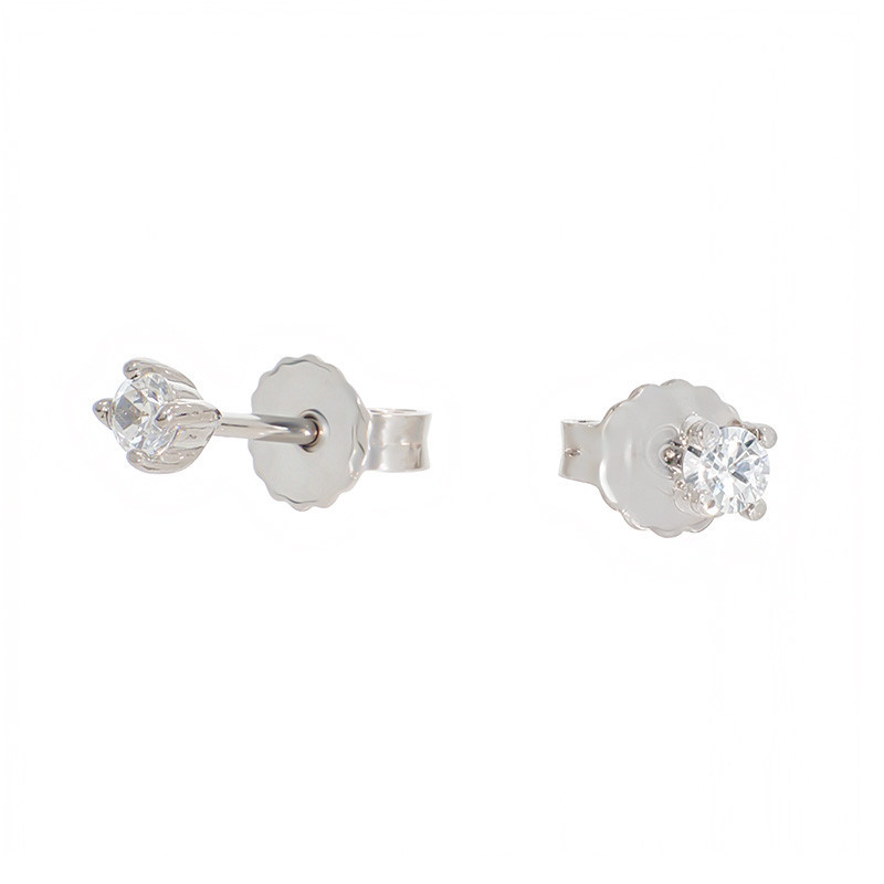 Cercei, Aur Alb, 18 k, 0.92 gr, Cod Produs: 862968 - Tezaurshop.ro