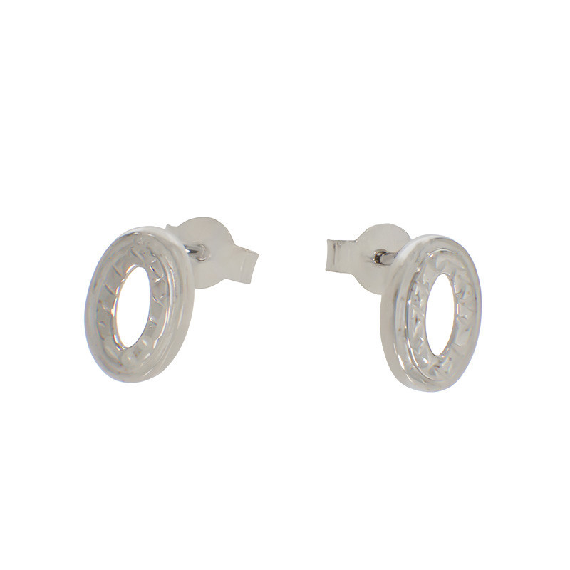 Cercei, Aur Alb, 18 k, 1.81 gr, Cod Produs: 864014 - Tezaurshop.ro