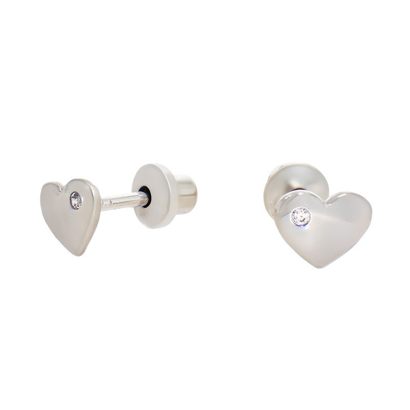 Cercei, Aur Alb, 14 k, 0.82 gr, Cod Produs: 864376 - Tezaurshop.ro