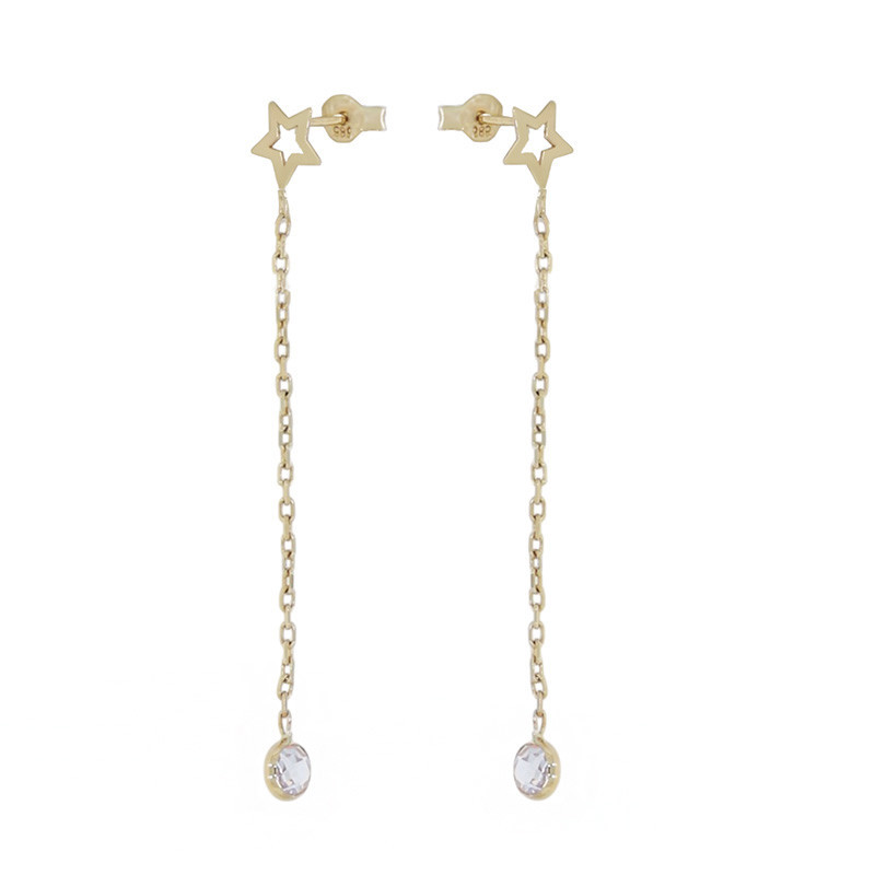 Cercei, Aur Galben, 14 k, 1.2 gr, Cod Produs: 864891 - Tezaurshop.ro