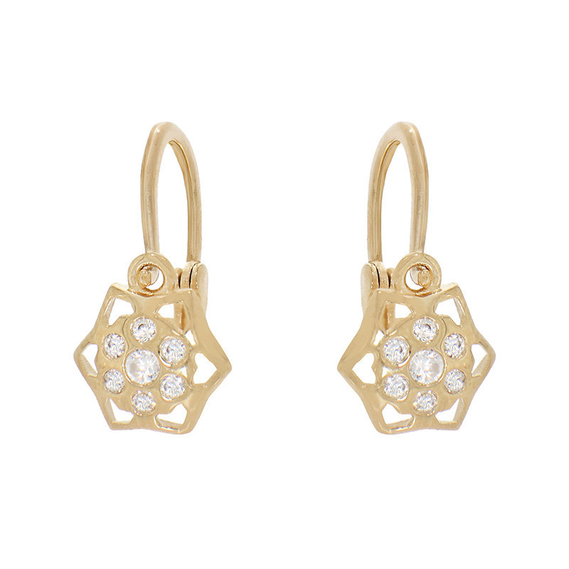 Cercei, Aur Galben, 14 k, 1.16 gr, Cod Produs: 864908 - Tezaurshop.ro