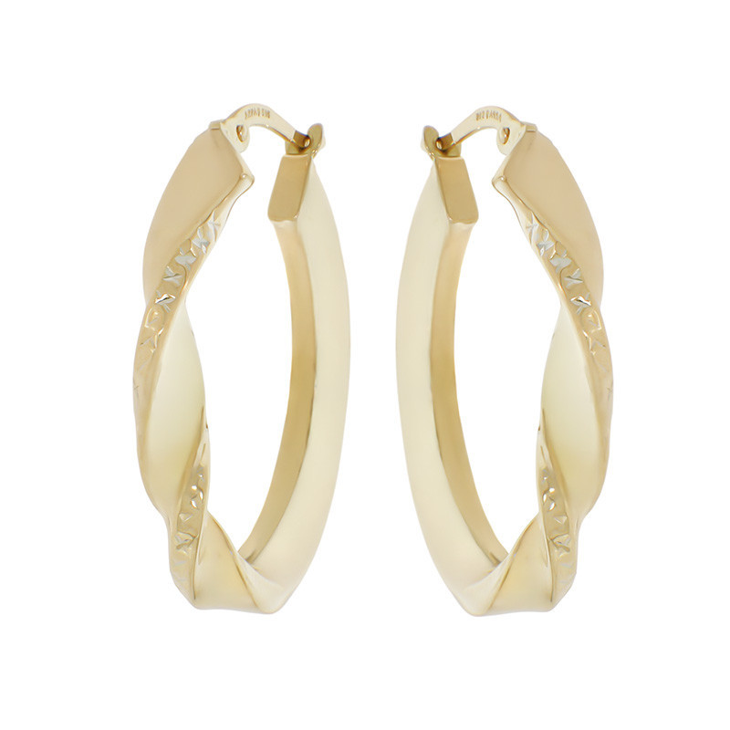 Cercei, Aur Galben, 14 k, 3 gr, Cod Produs: 866166 - Tezaurshop.ro
