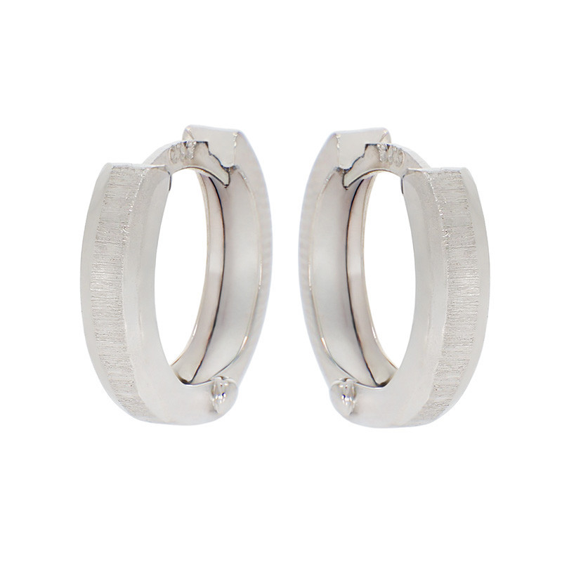 Cercei, Aur Alb, 14 k, 1.1 gr, Cod Produs: 866210 - Tezaurshop.ro