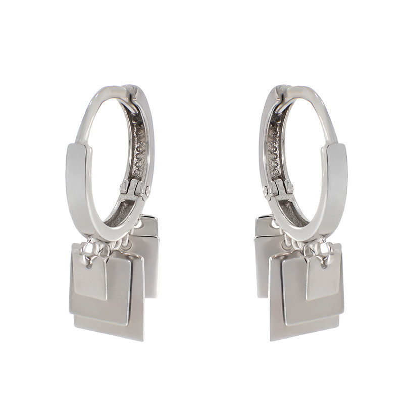 Cercei, Aur Alb, 14 k, 3.24 gr, Cod Produs: 866242 - Tezaurshop.ro