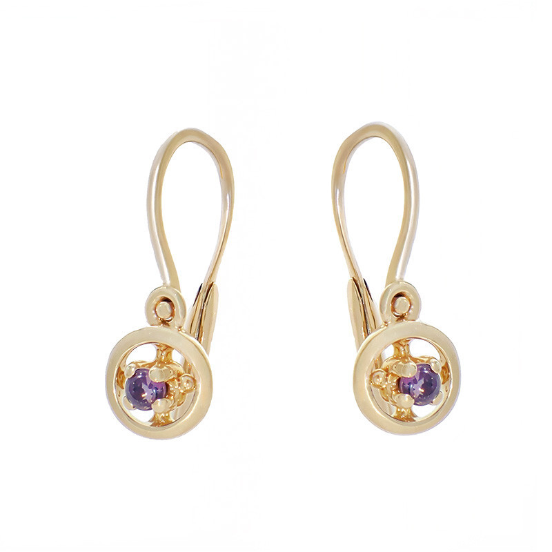 Cercei, Aur Galben, 14 k, 1.15 gr, Cod Produs: 866638 - Tezaurshop.ro