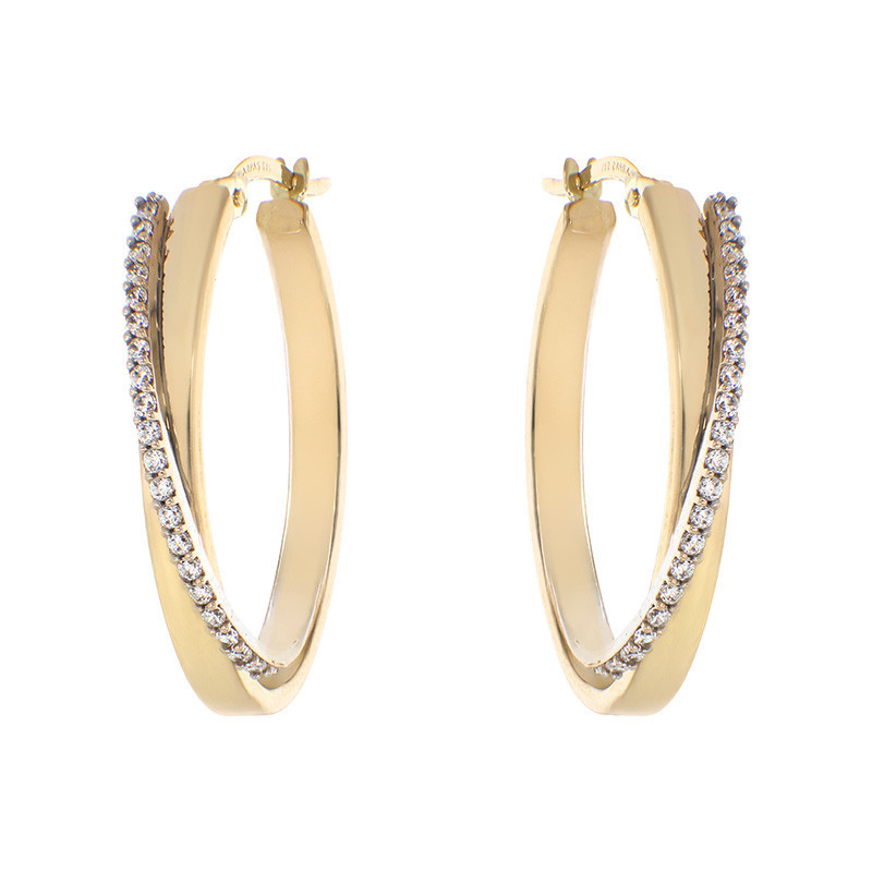 Cercei, Aur Mixt, 14 k, 2.69 gr, Cod Produs: 866751 - Tezaurshop.ro