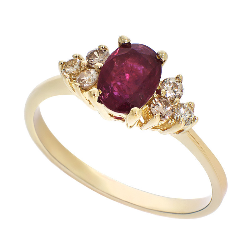 Inel, Aur Galben, 14 k, 2.37 gr, cu Diamante, Cod Produs: 866812 - Tezaurshop.ro