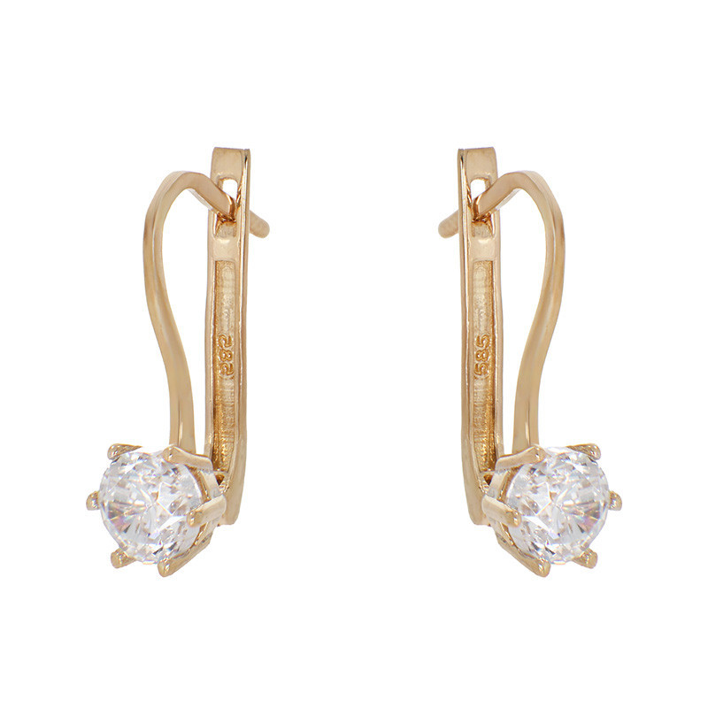 Cercei, Aur Galben, 14 k, 2.11 gr, Cod Produs: 866853 - Tezaurshop.ro