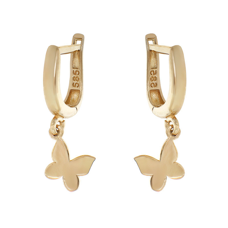 Cercei, Aur Galben, 14 k, 1.83 gr, Cod Produs: 867271 - Tezaurshop.ro