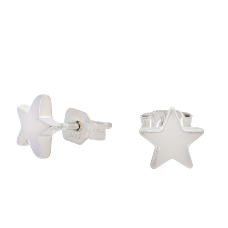 Cercei, Aur Alb, 14 k, 1 gr, Cod Produs: 868556 - Tezaurshop.ro