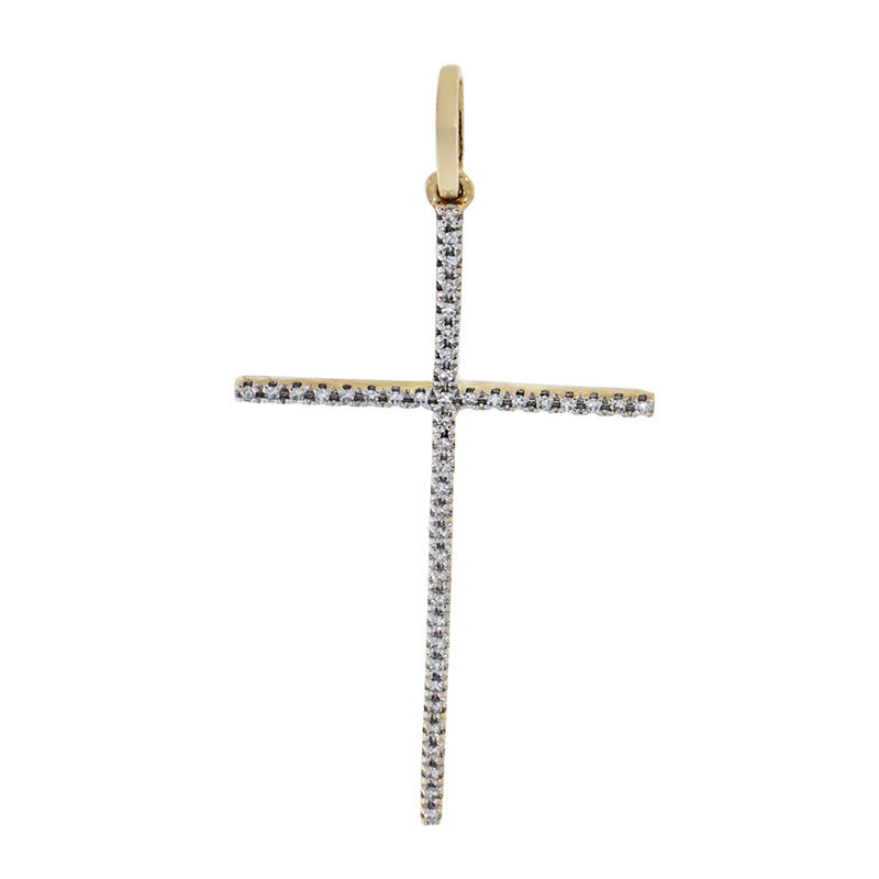 Pandantiv Cruce, Aur Galben, 18 k, 0.95 gr, Cod Produs: 869016 - Tezaurshop.ro