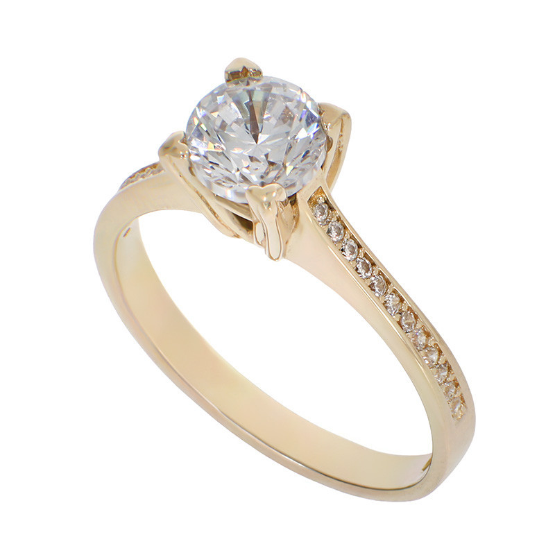Inel De Logodna, Aur Galben, 14 k, 2.9 gr, Cod Produs: 870184 - Tezaurshop.ro