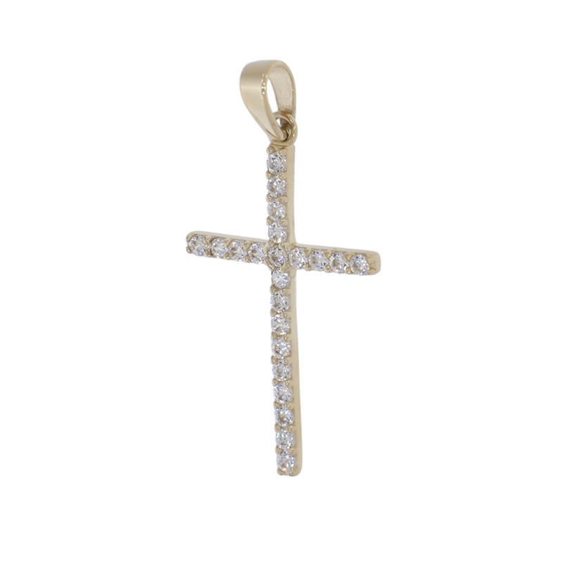 Pandantiv Cruce, Aur Galben, 14 k, 0.9 gr, Cod Produs: 870745 - Tezaurshop.ro