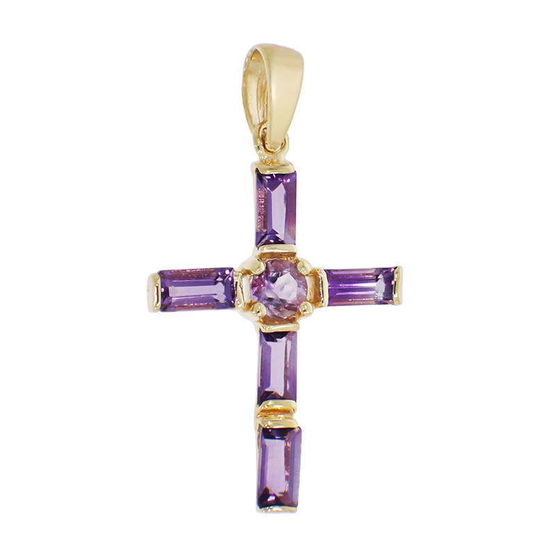 Pandantiv Cruce, Aur Galben, 14 k, 0.79 gr, Cod Produs: 873416 - Tezaurshop.ro