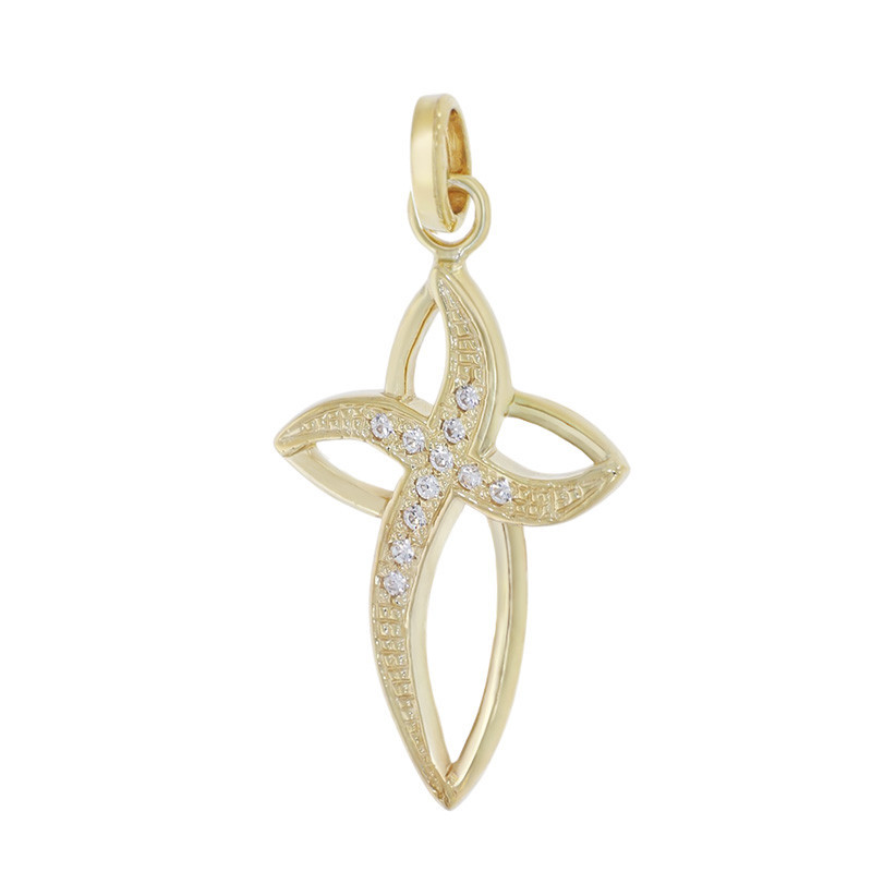 Pandantiv Cruce, Aur Galben, 14 k, 2.82 gr, Cod Produs: 875895 - Tezaurshop.ro